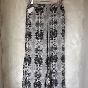 XOXO Wide leg snake print pants
